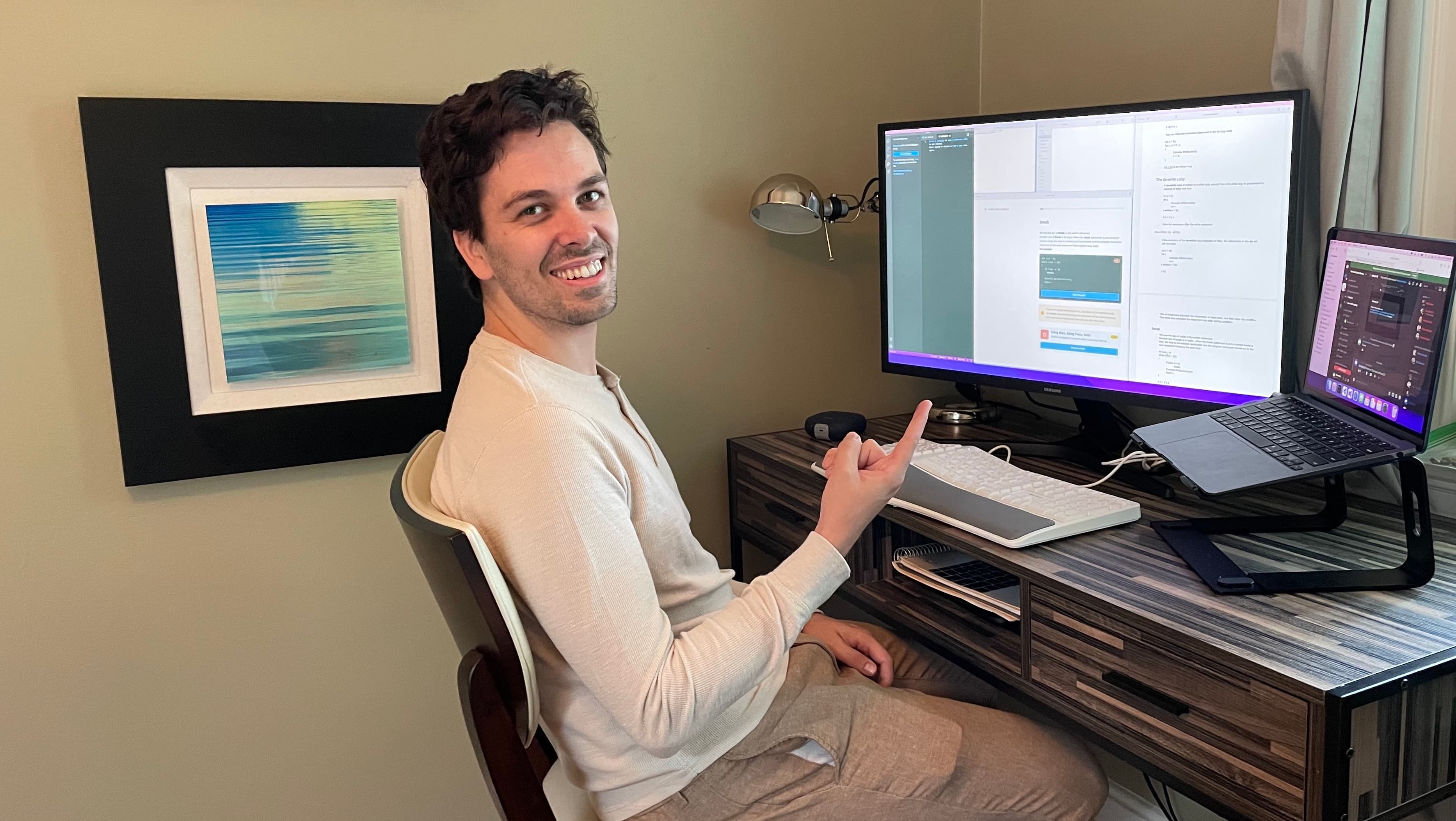 The accidental developer